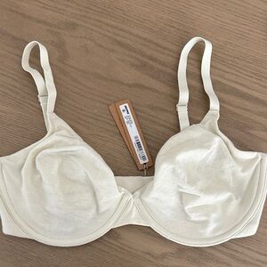 SKIMS Cotton Jersey Underwire Bra 32DDD